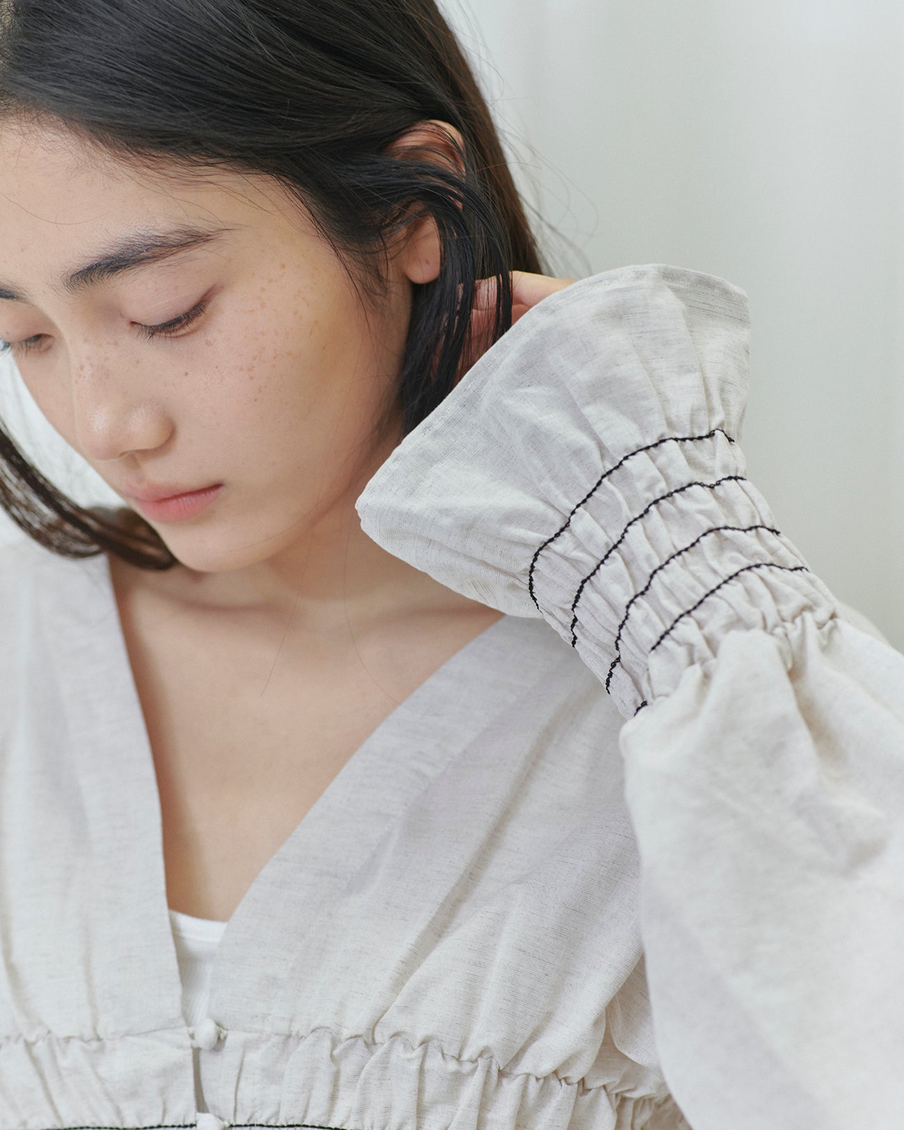 shirring blouse