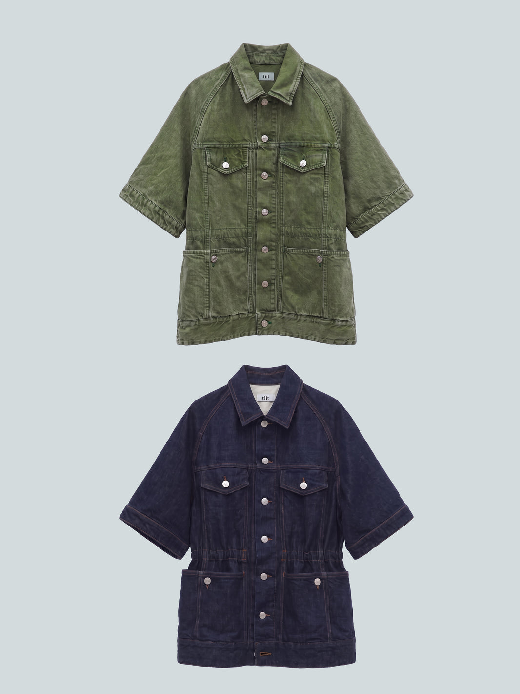 color denim jacket (set-up)