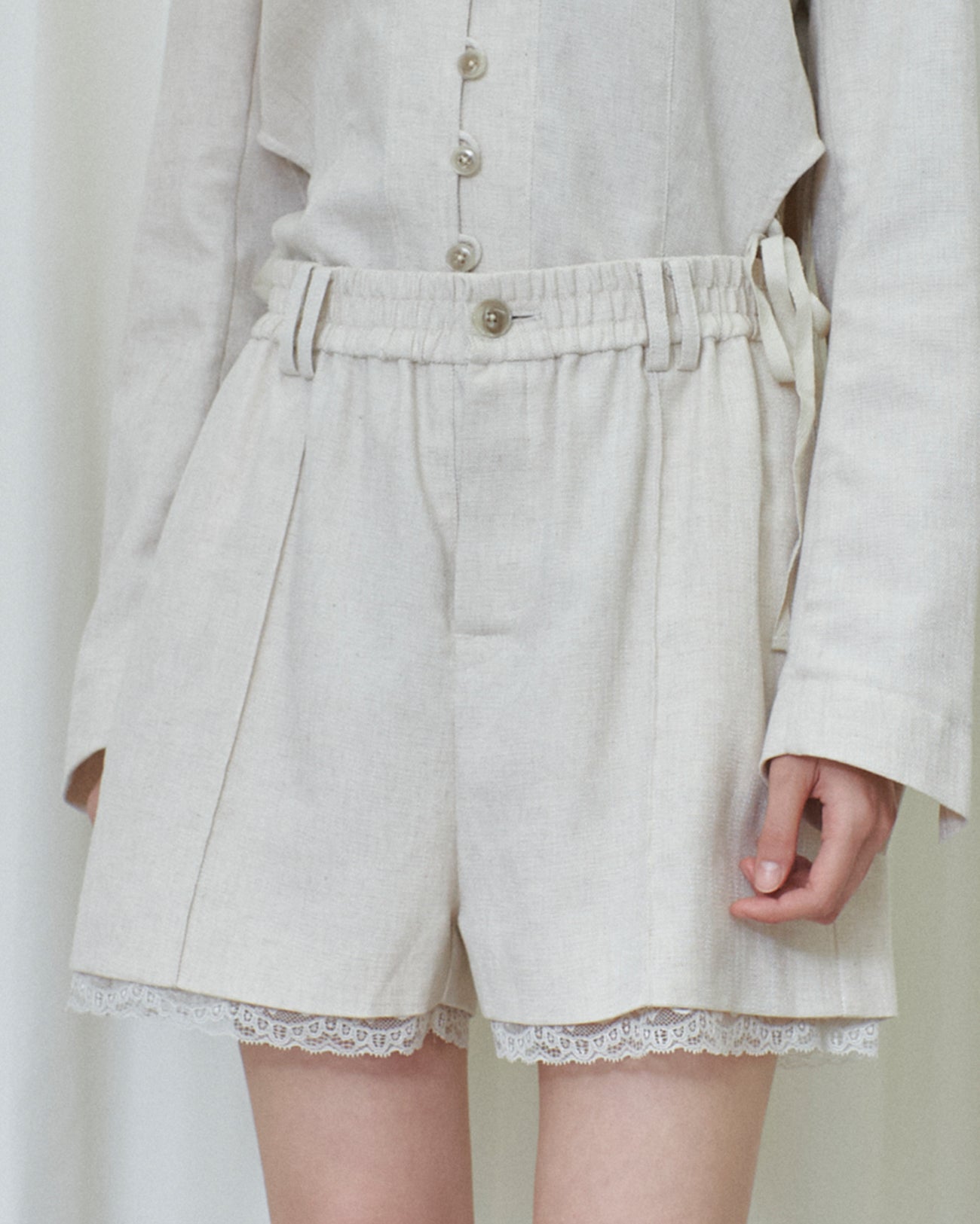 リネン混ショートパンツ – tiit tokyo