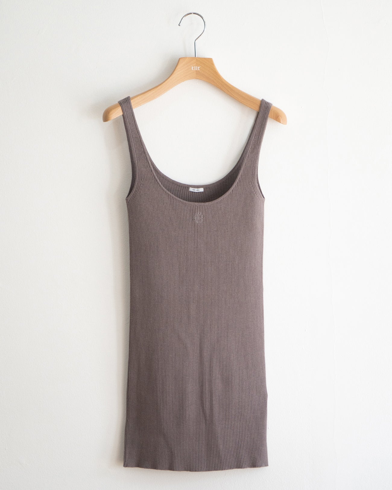 knit rib tank top