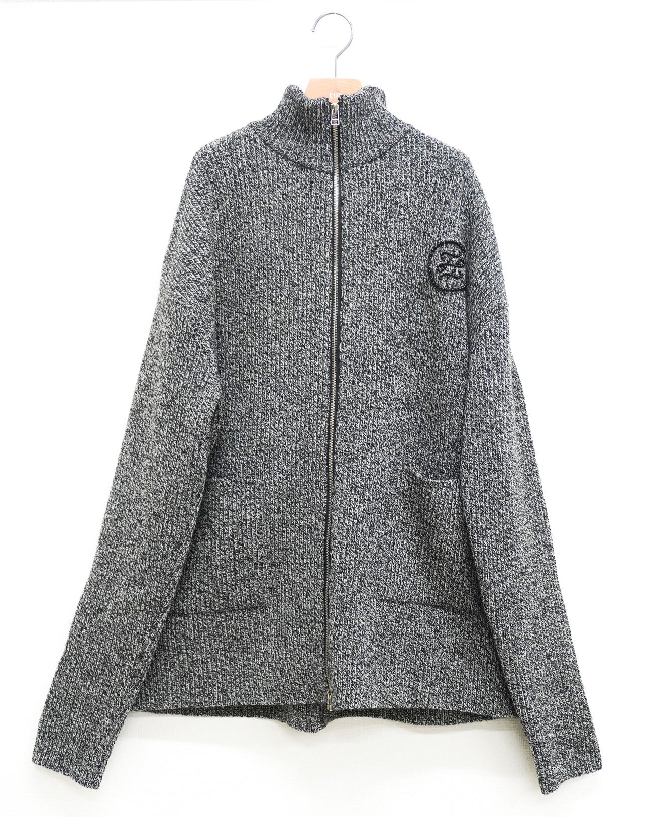 front zip cardigan