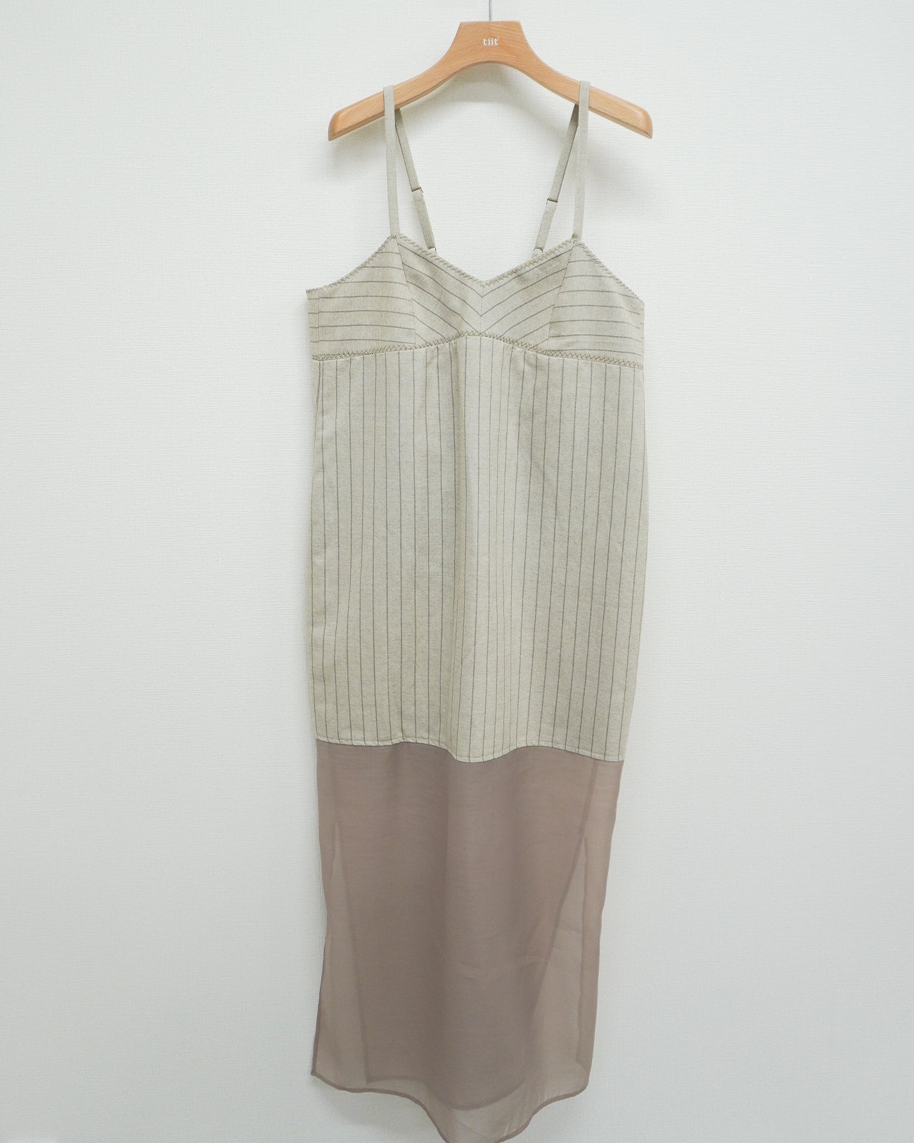 stripe camisole dress