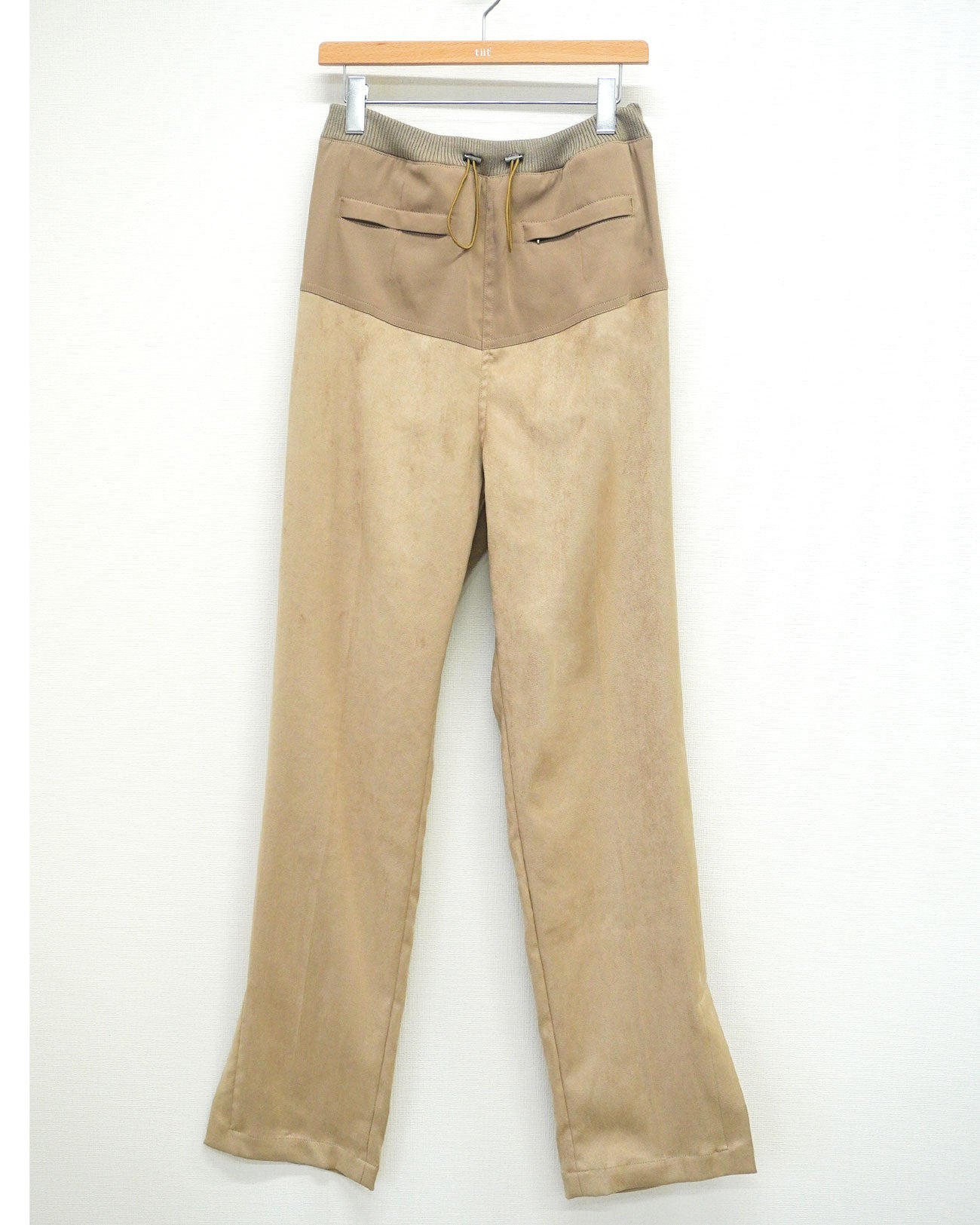heavy suede pants