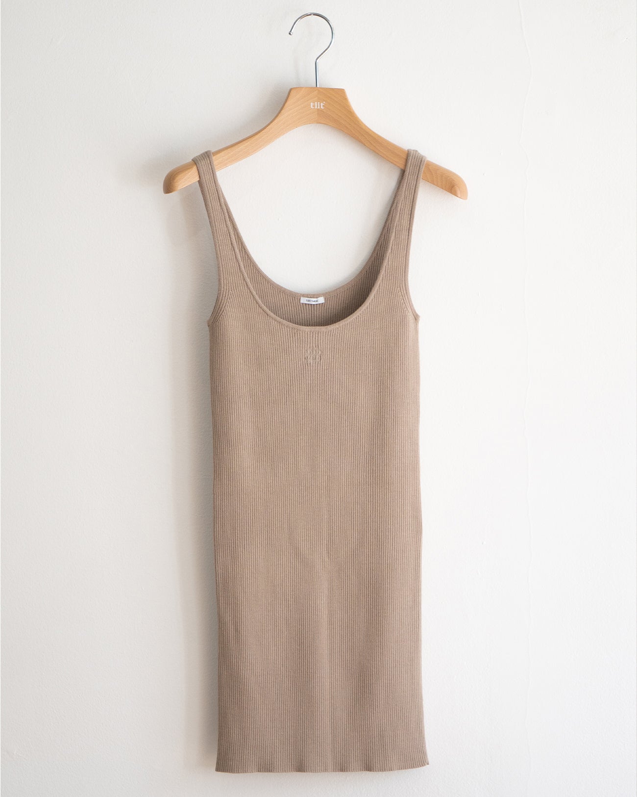 knit rib tank top