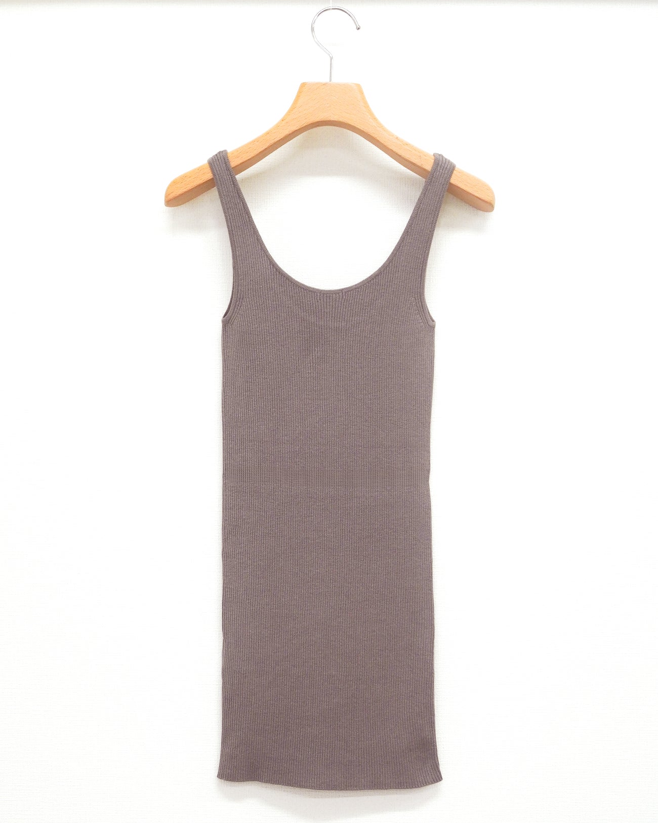 knit rib tank top