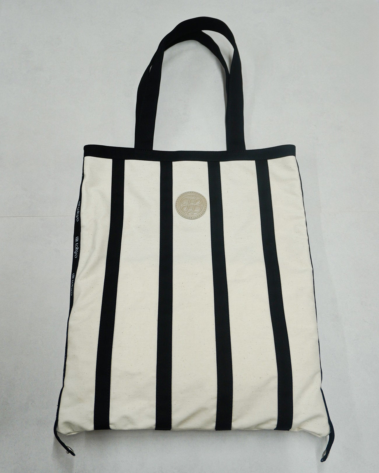 stripe tote bag