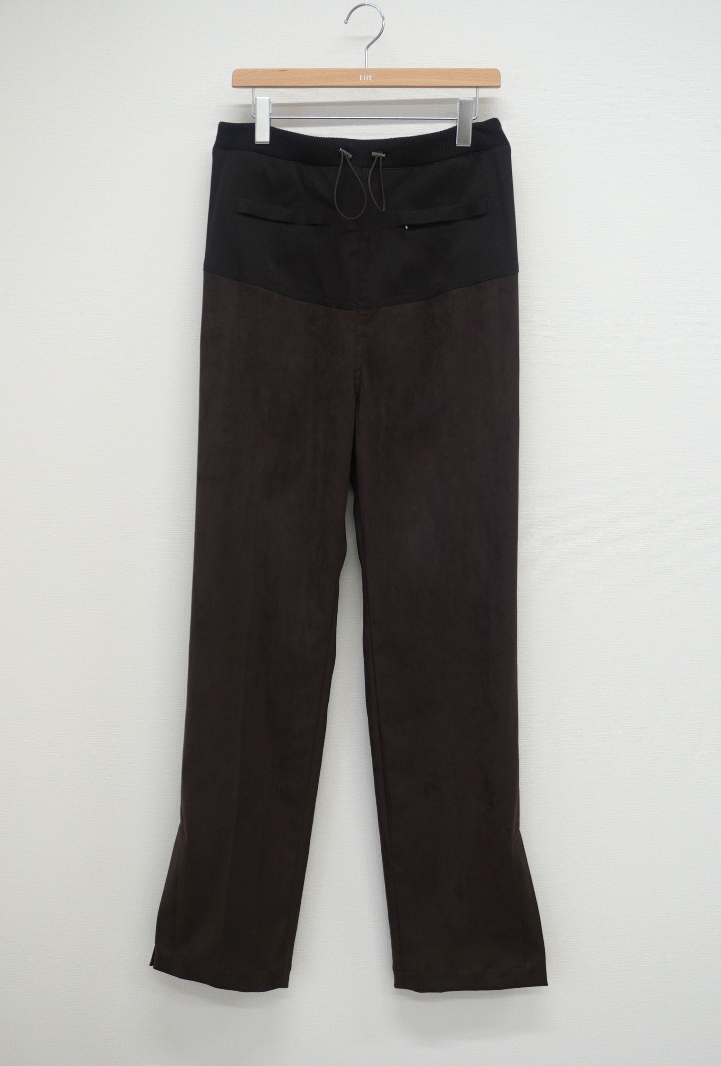 heavy suede pants