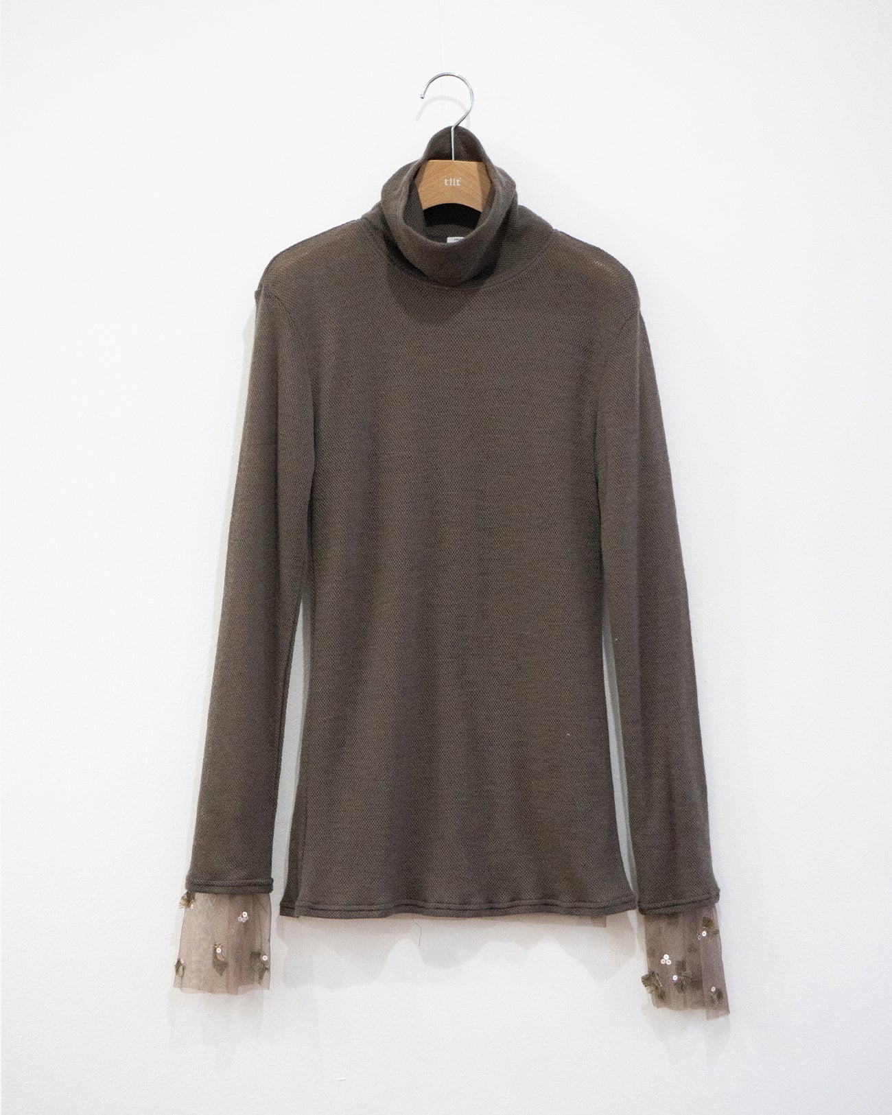 mesh jersey turtle tops
