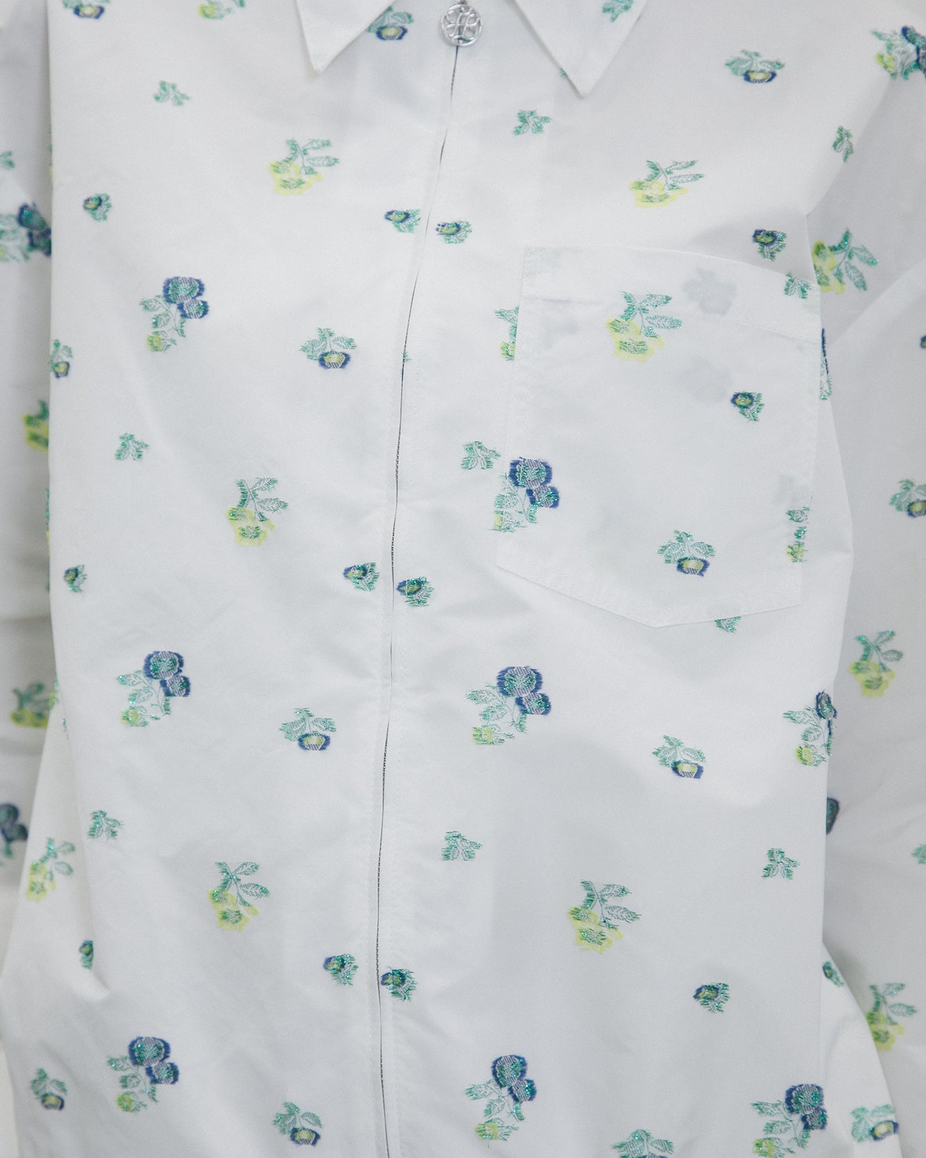 floral jacquard jacket