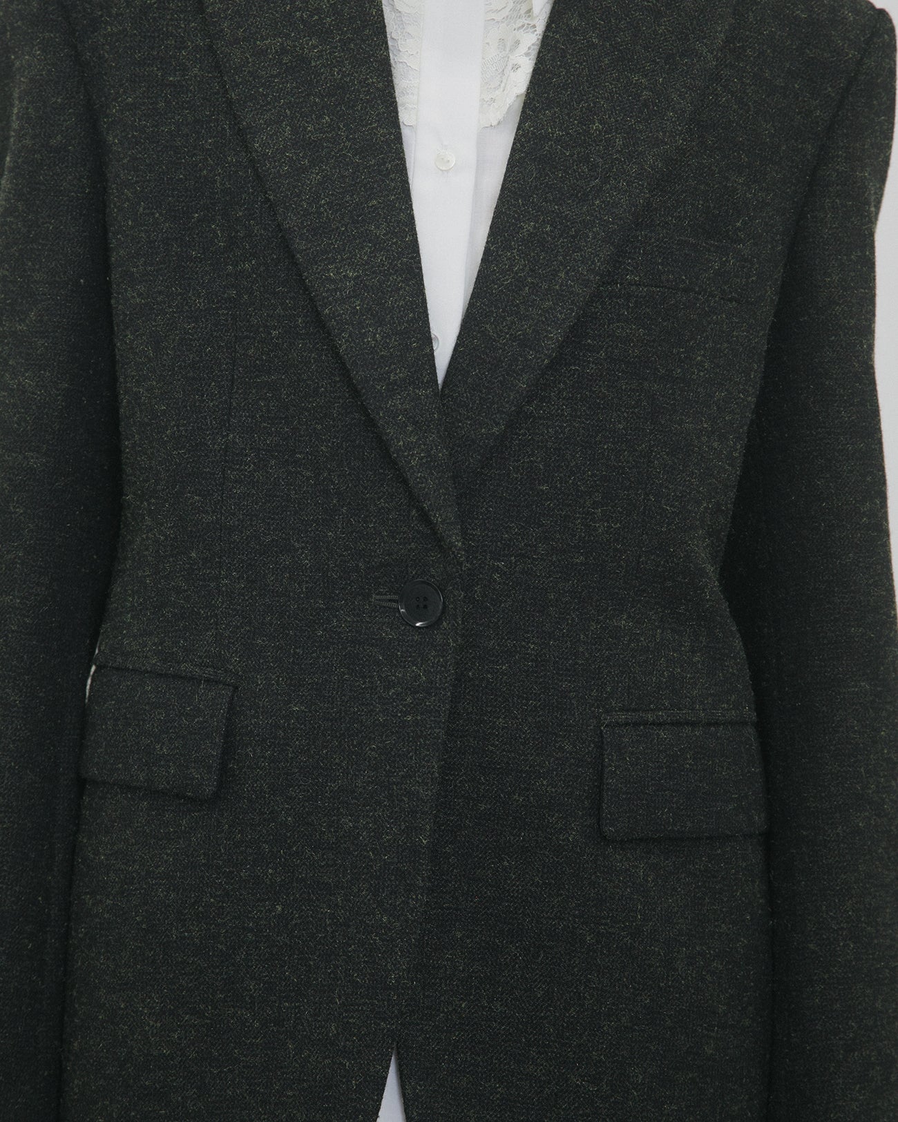 shiny herringbone jacket