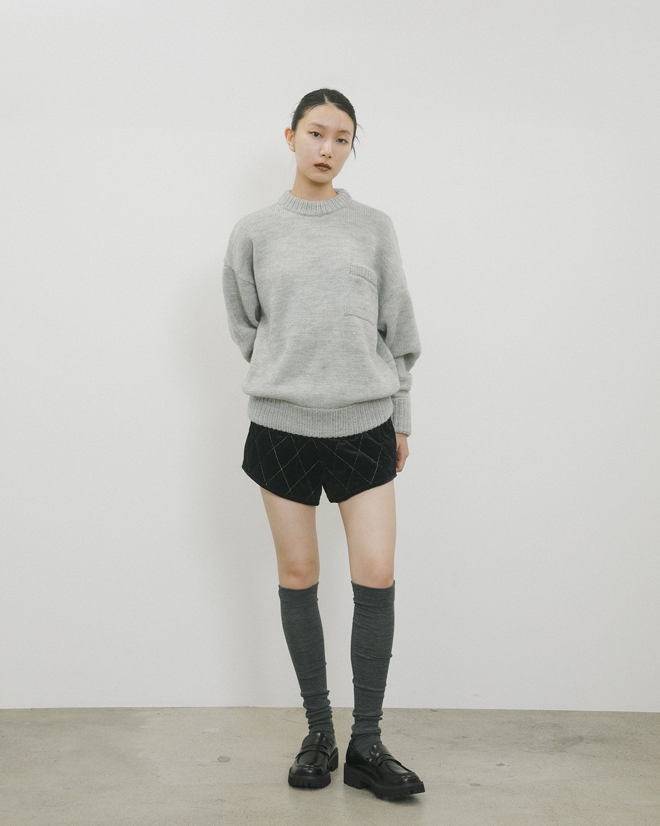 neck warmer set pullover