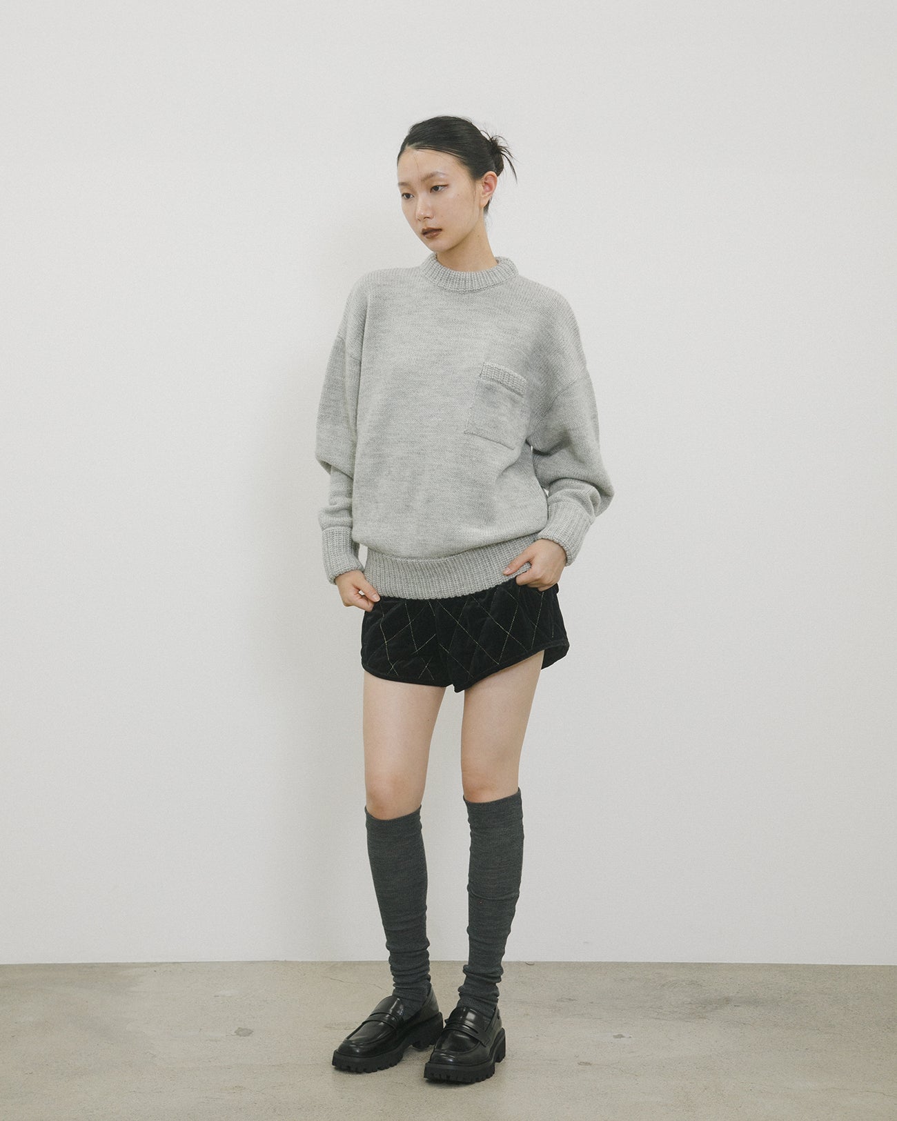 neck warmer set pullover
