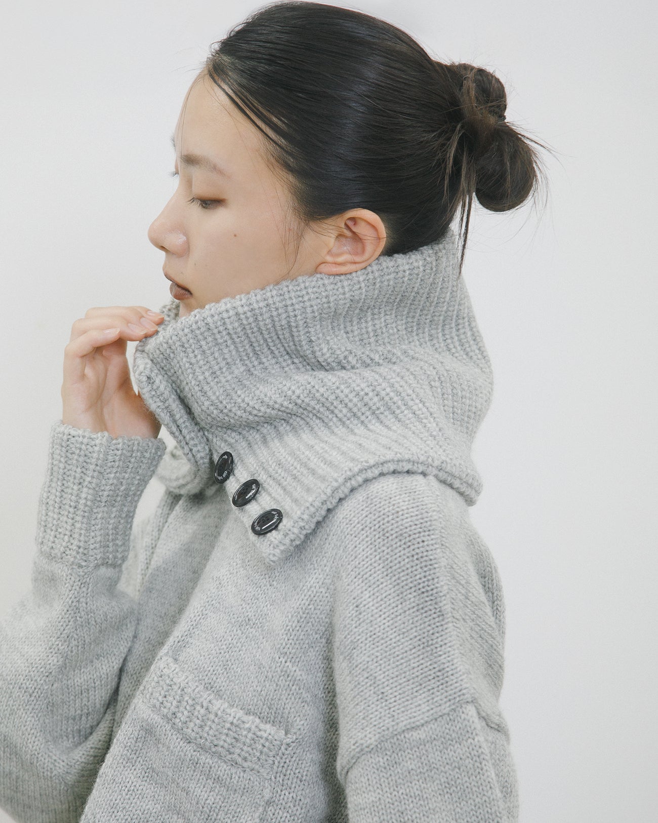 neck warmer set pullover
