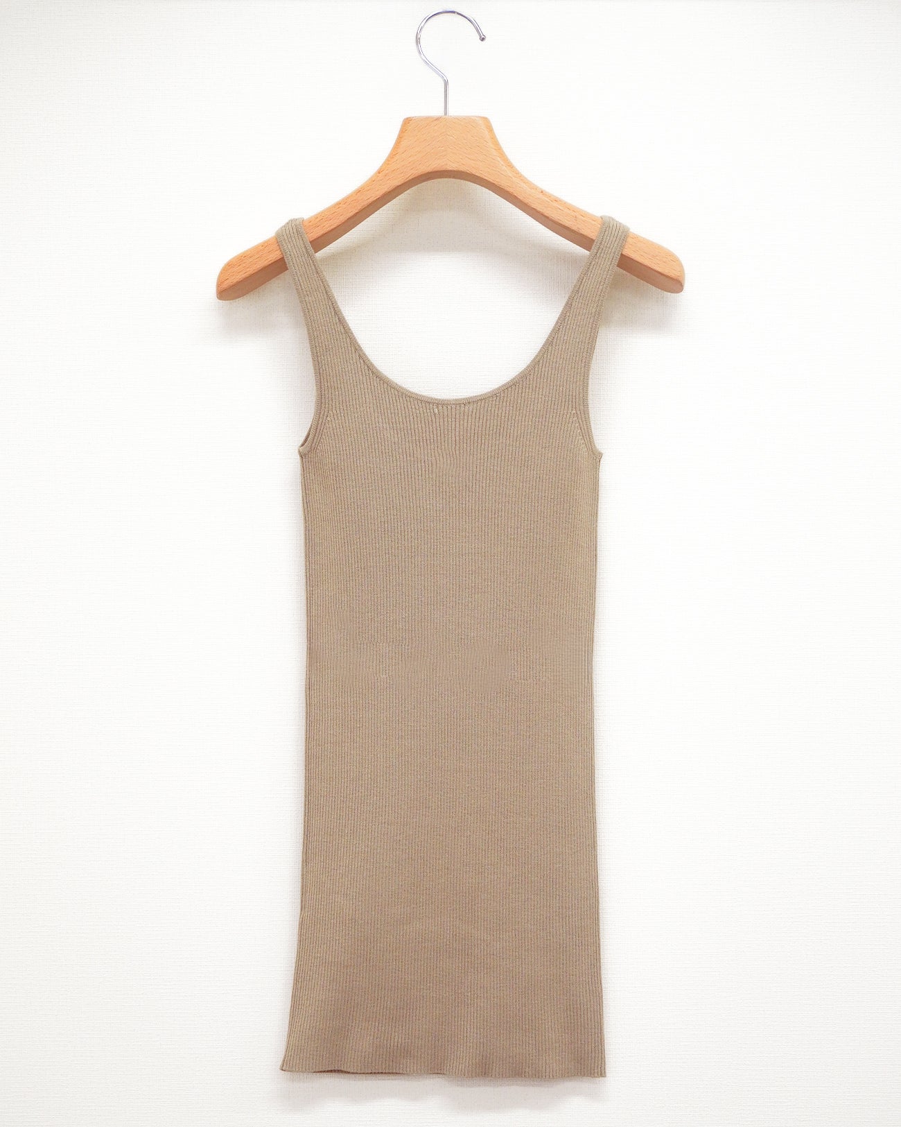 knit rib tank top