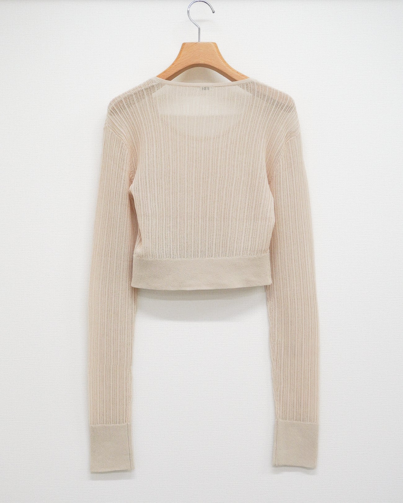 sheer rib knit tops