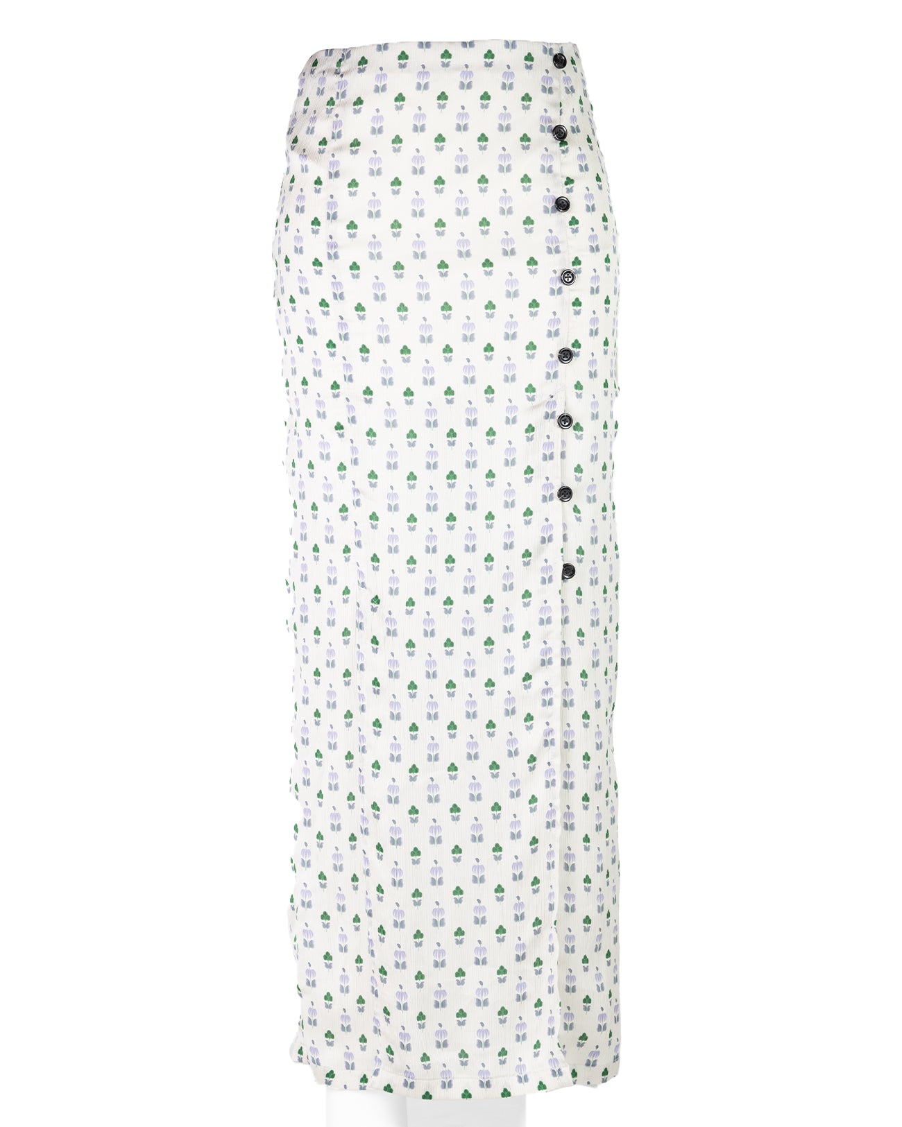 flower print long skirt