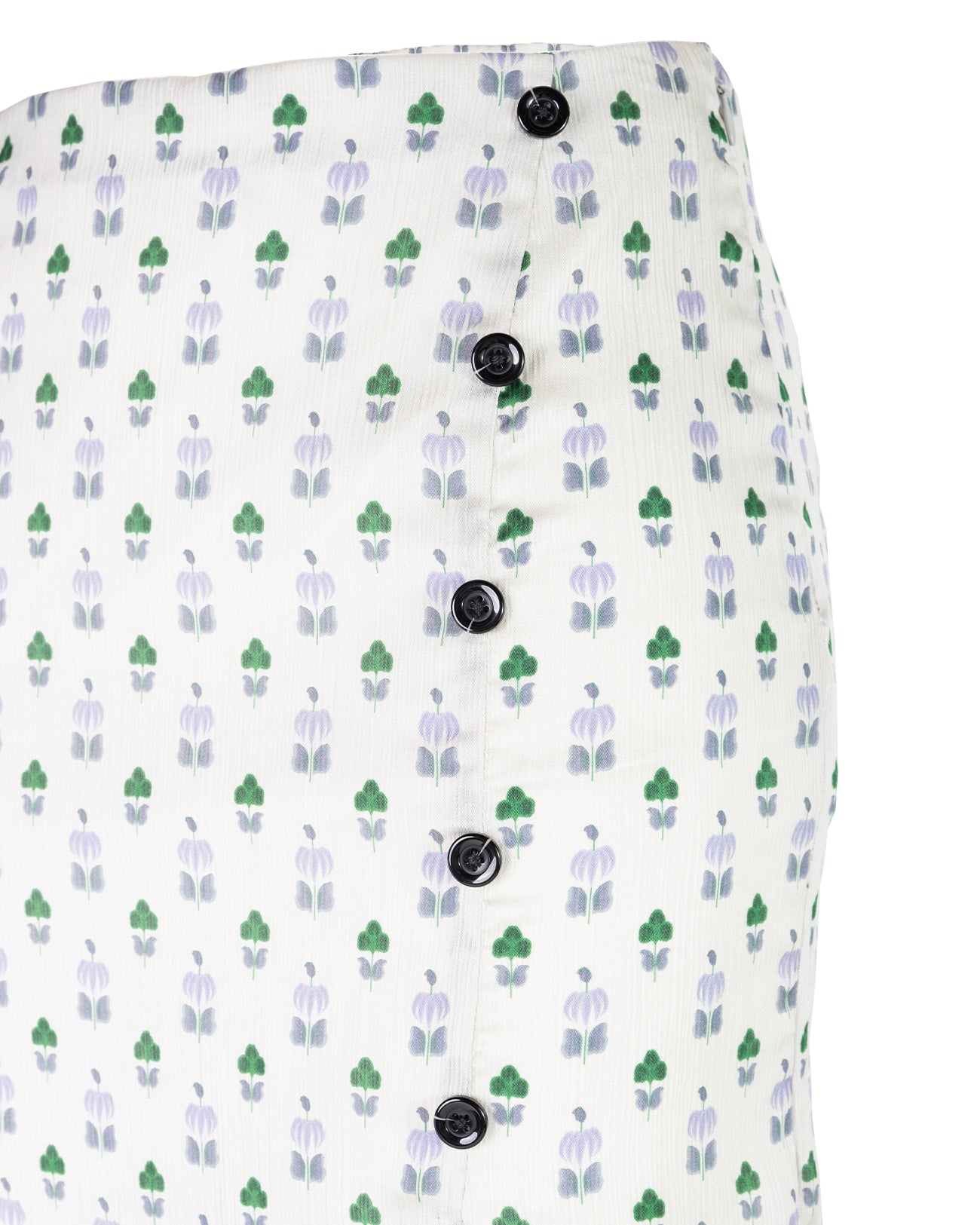 flower print long skirt