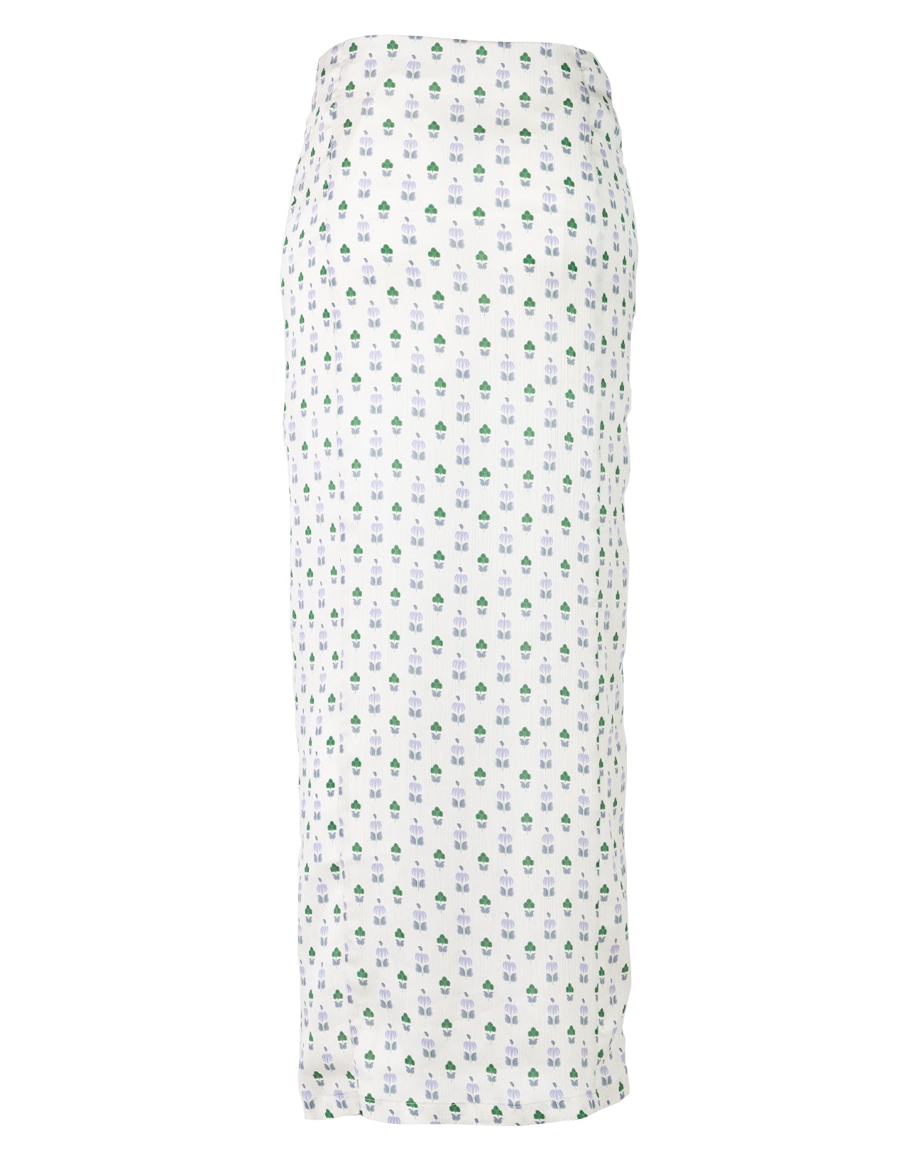 flower print long skirt