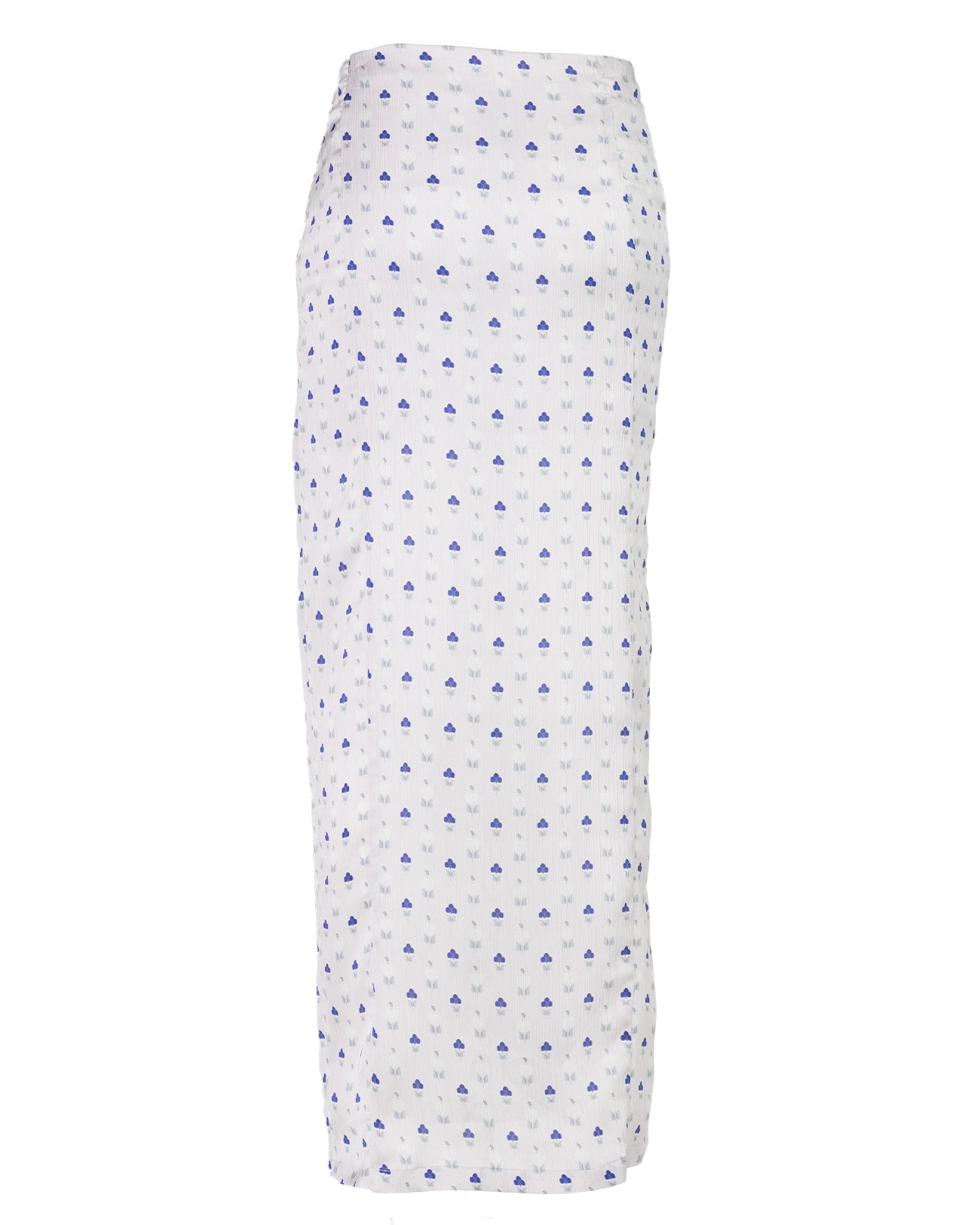 flower print long skirt