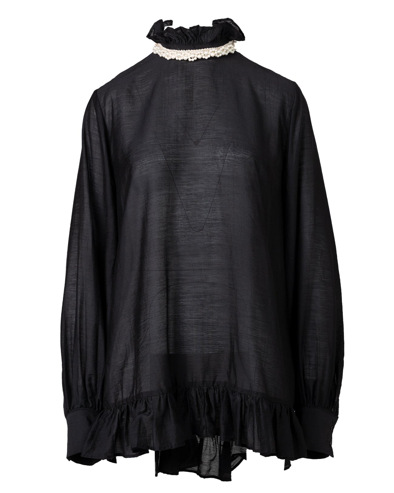 pearl long blouse