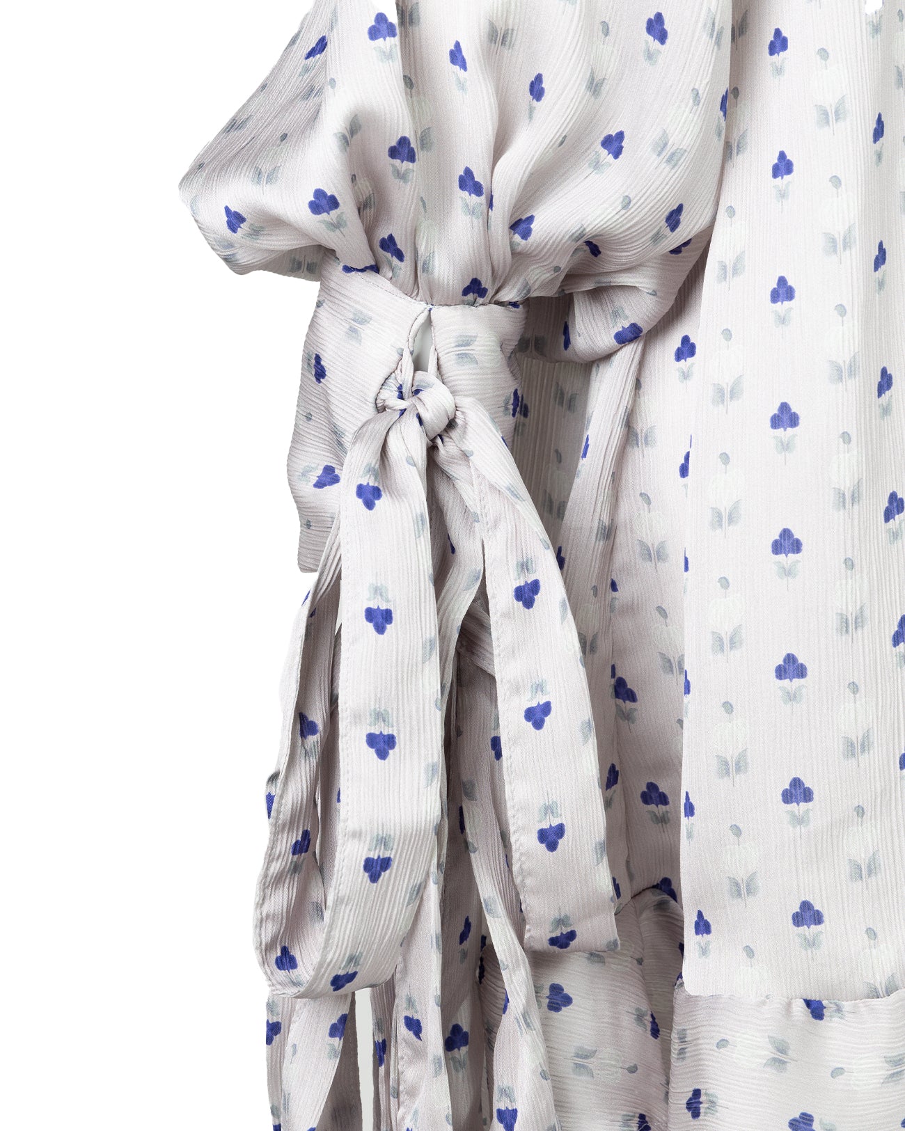 flower print ribbon dress
