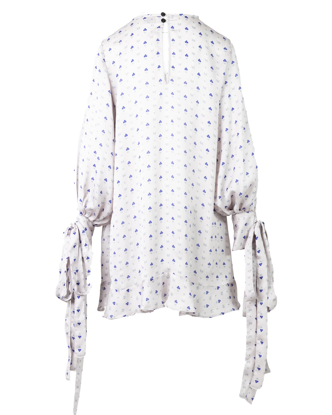 flower print ribbon dress