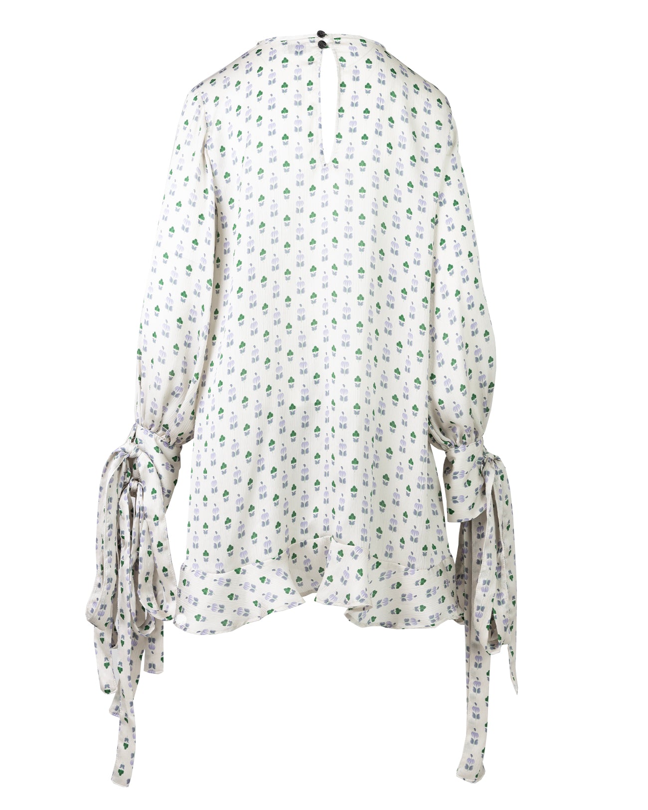 flower print ribbon dress