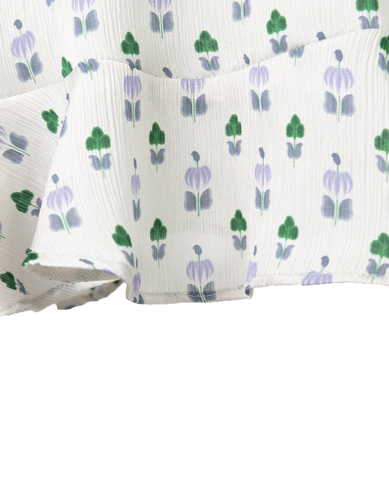 flower print ribbon dress