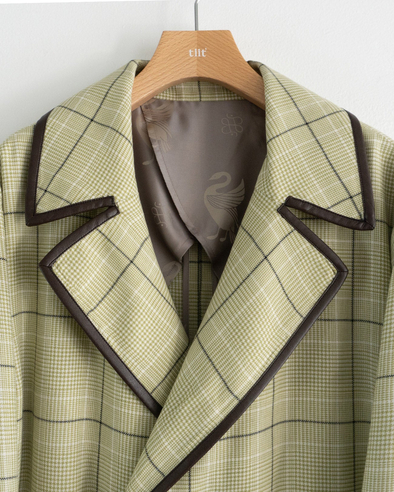 check trench coat