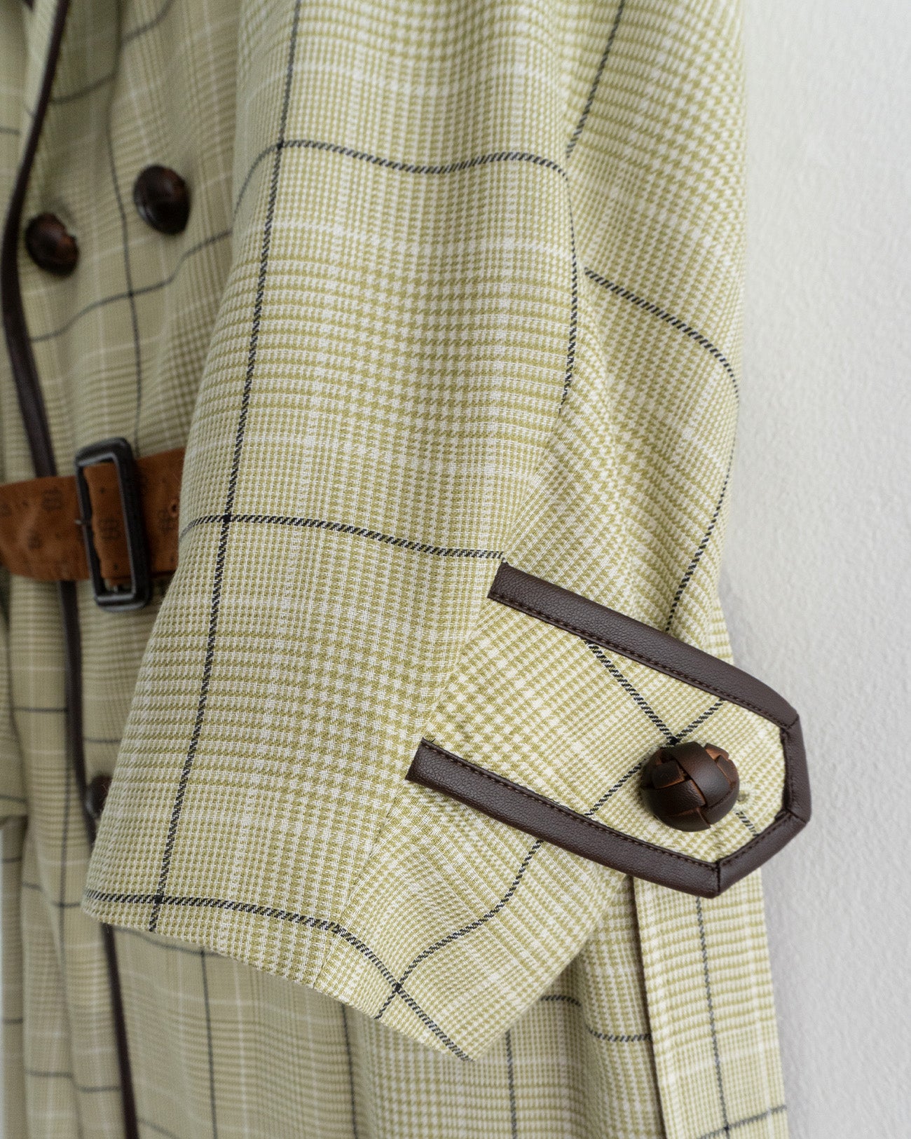 check trench coat