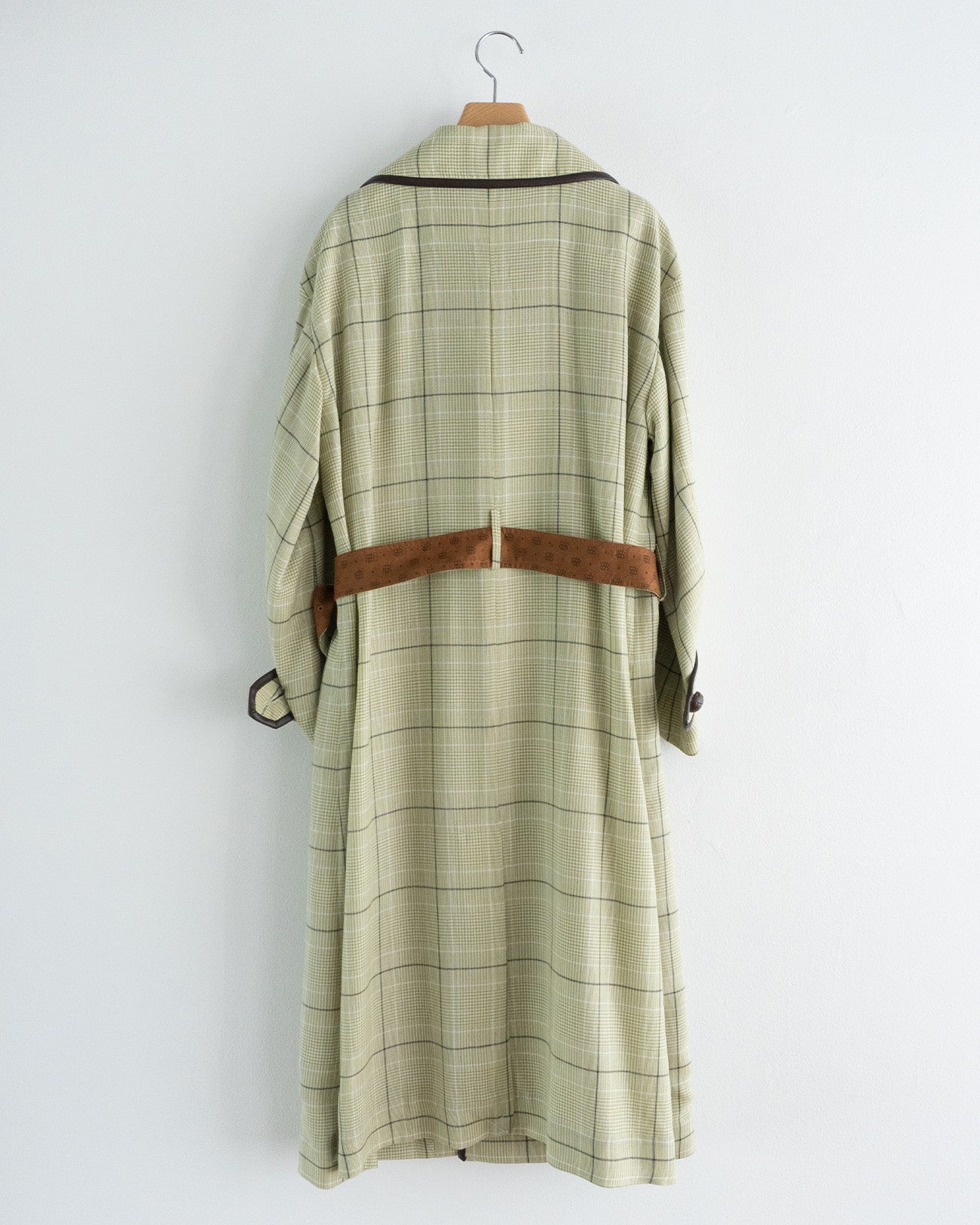 check trench coat