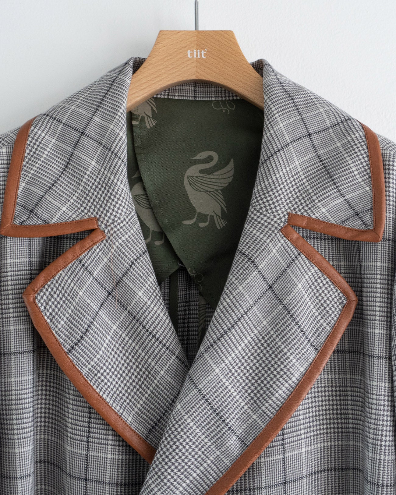 check trench coat