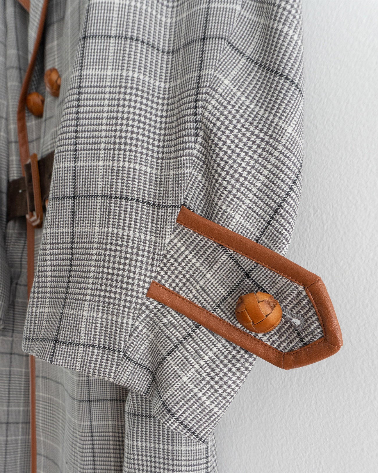 check trench coat