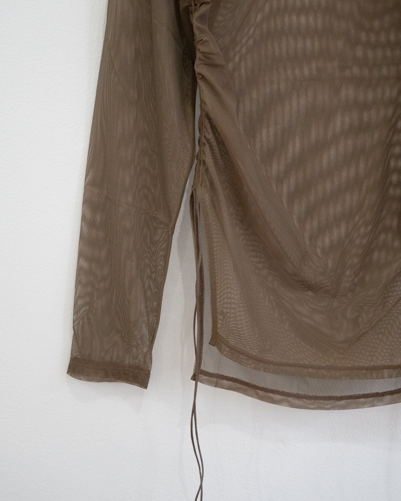 drawst tulle tops