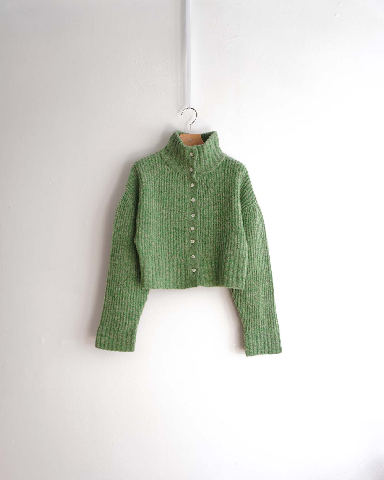 mix knit cardigan