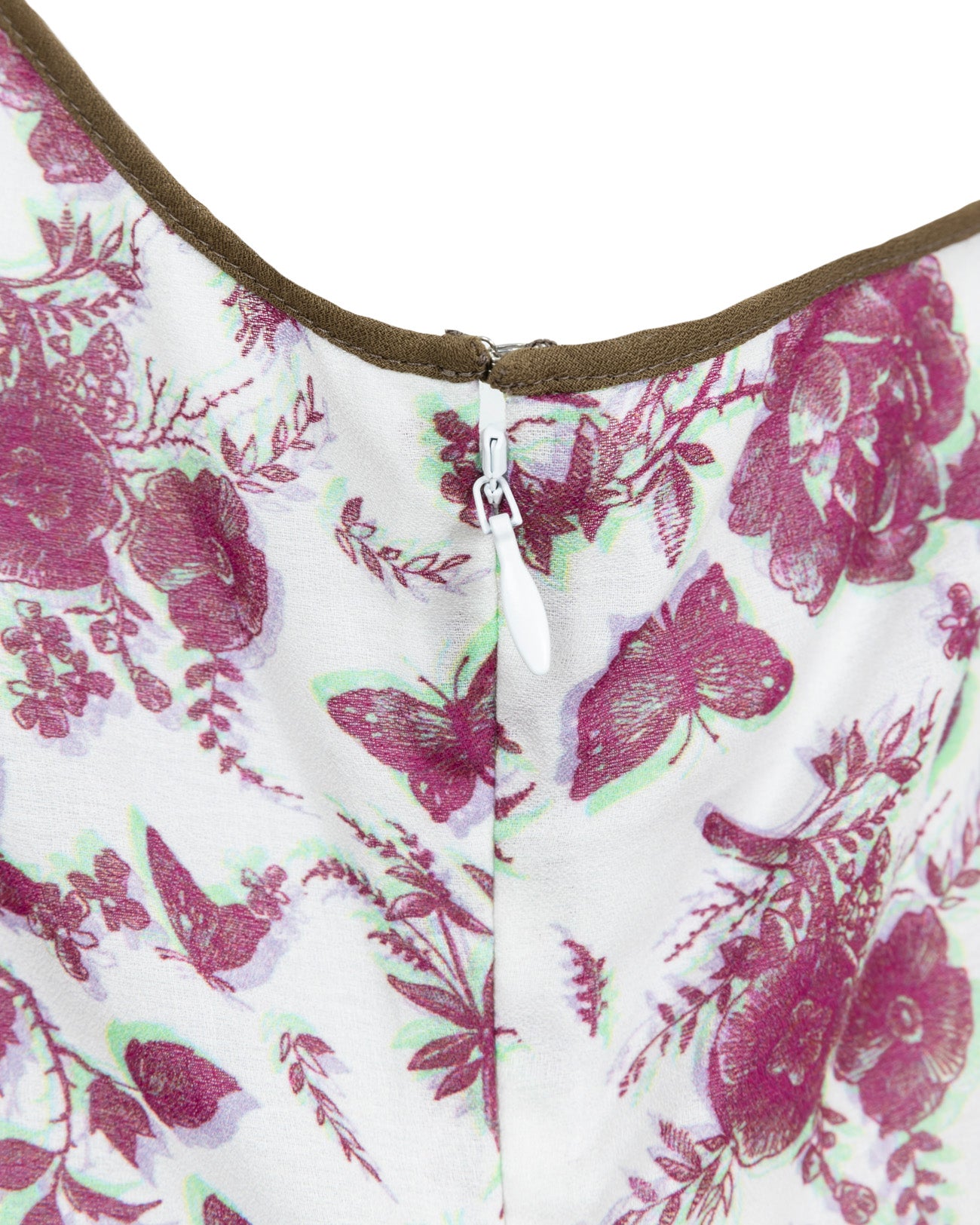 3D flower print camisole dress