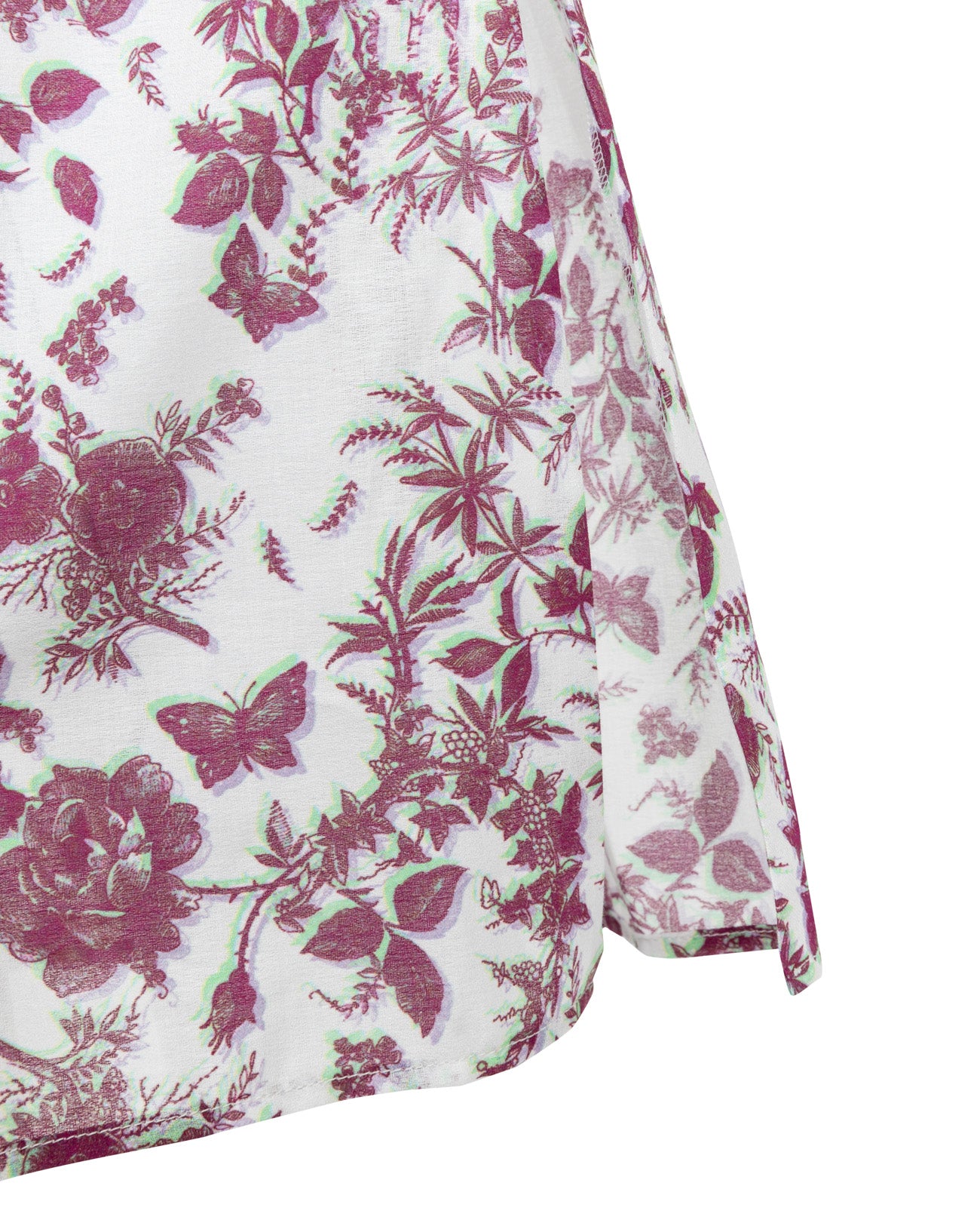 3D flower print camisole dress