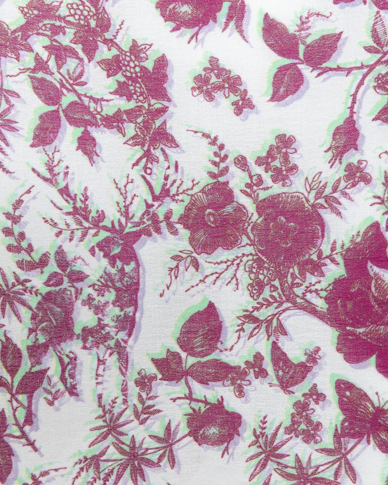 3D flower print camisole dress