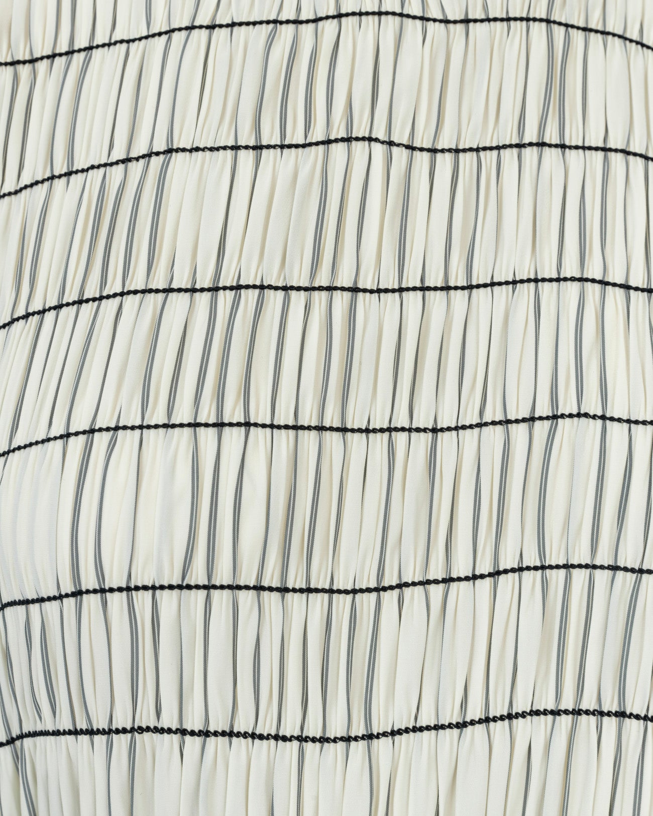 shirring overlap tops