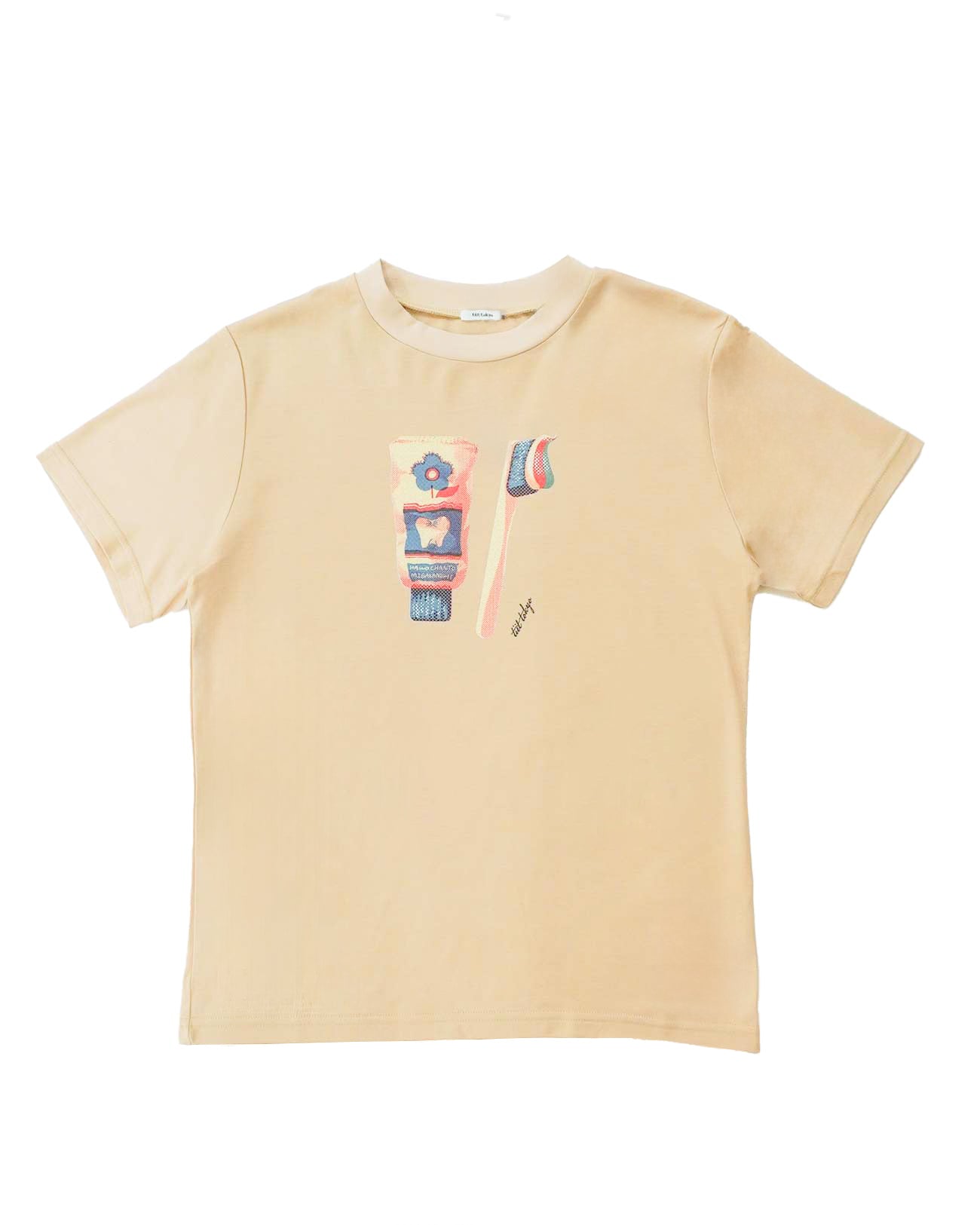 【HOHOEMI × tiit tokyo】original T shirt (beige)