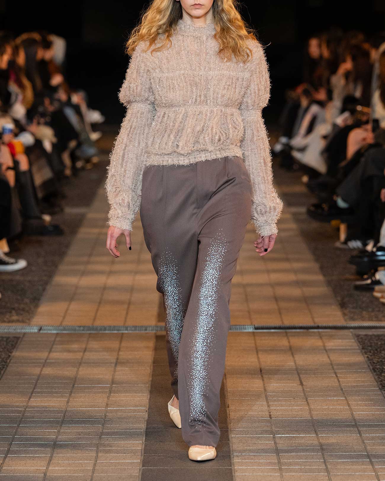 tulle shirring blouse – tiit tokyo