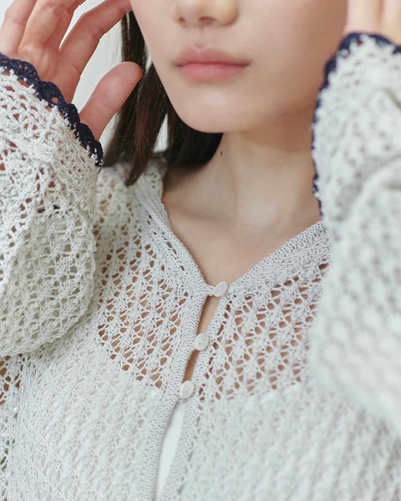 knit lace sailor suit