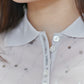 sequin polo shirt