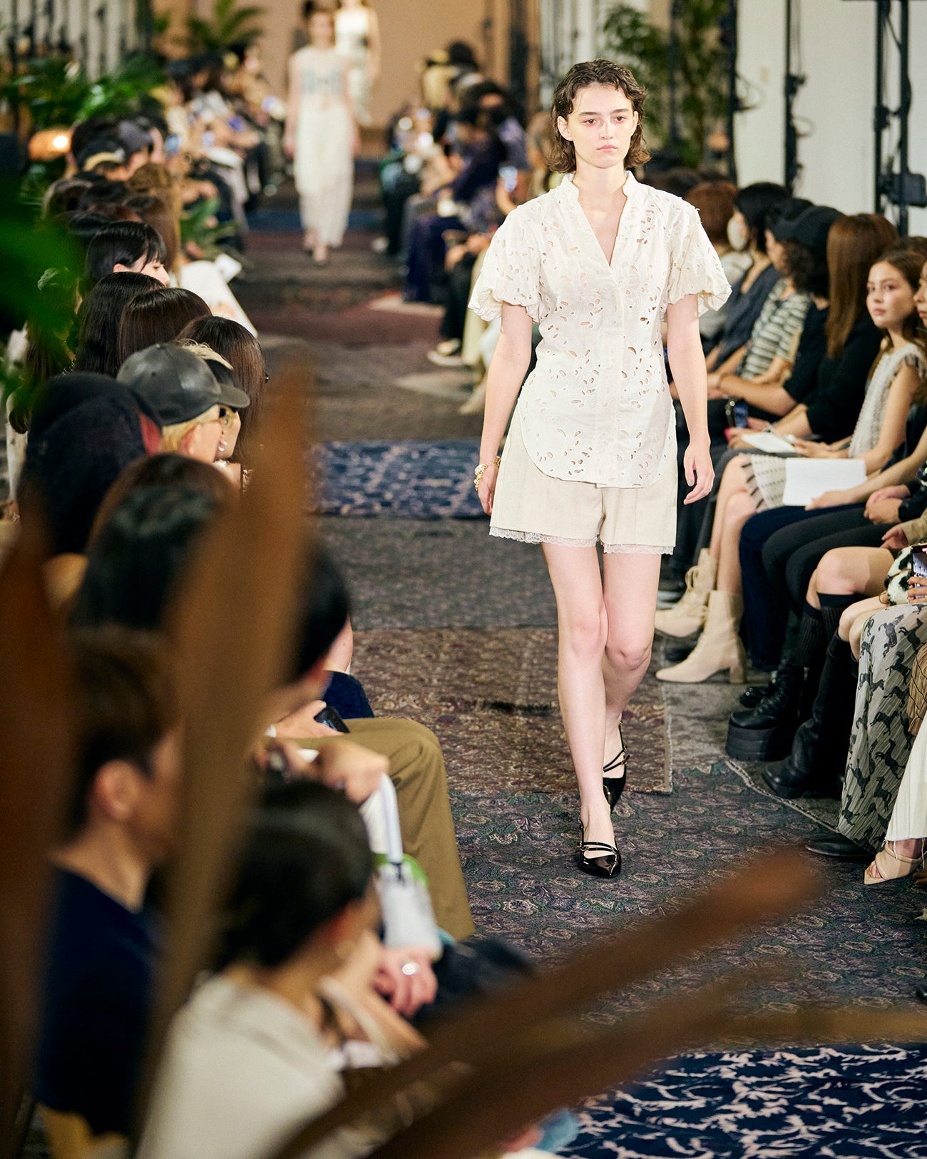 linen blend short pants – tiit tokyo