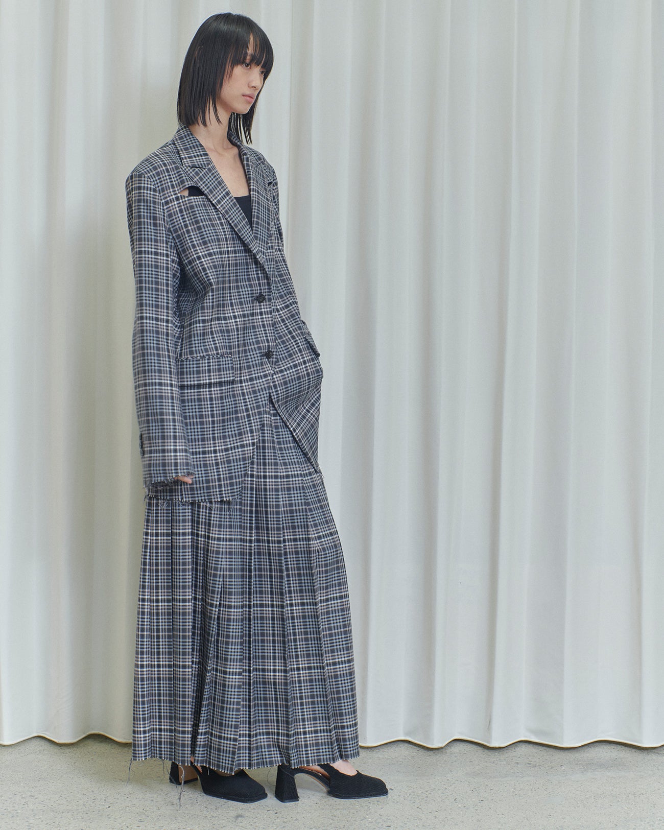 フロントプリーツスカート – tiit tokyo