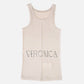 american sleeve print tee