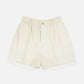 linen blend short pants