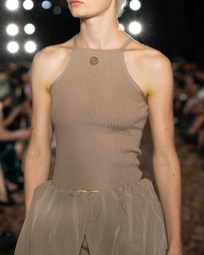 ニットタンクトップ