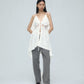patchwork lace camisole dress