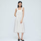 lace panel apron dress
